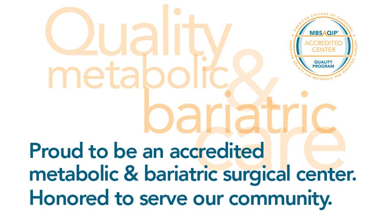 What does it mean for a bariatric surgery program to be accredited?
